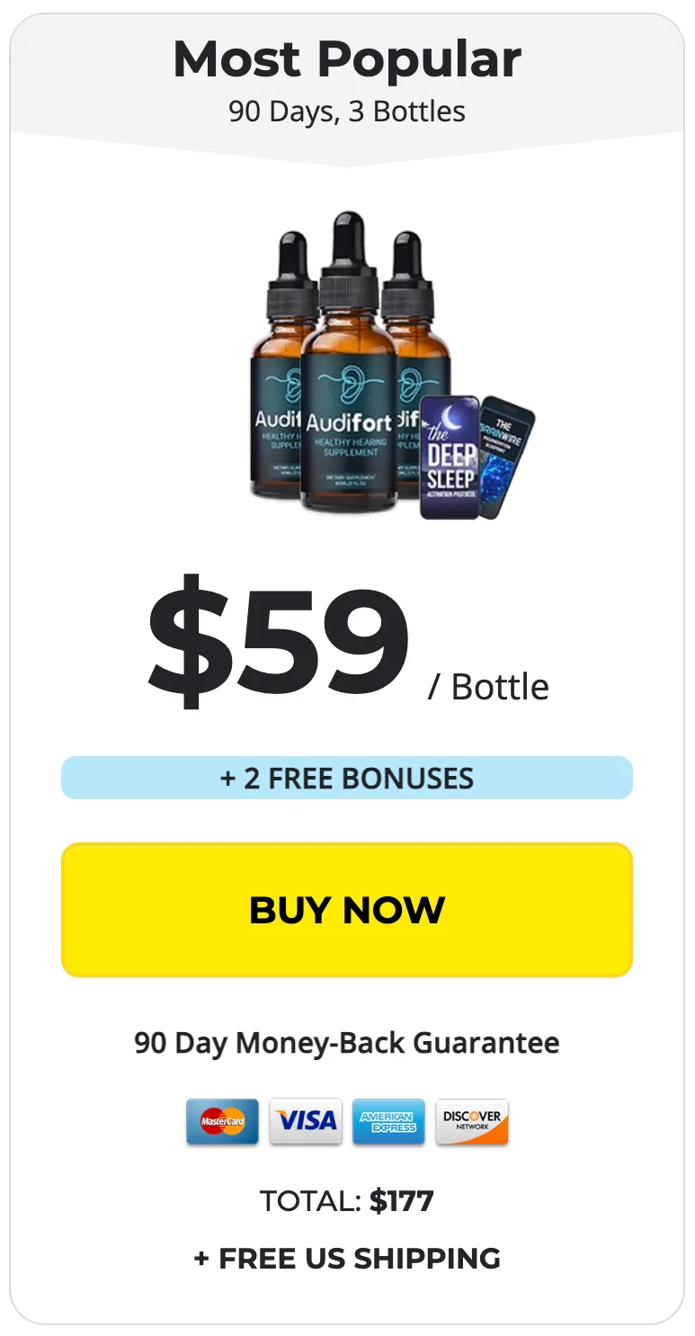 audifort price 3 bottle